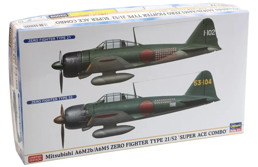 Hasegawa 1/72 Zero Fighter kit image 3