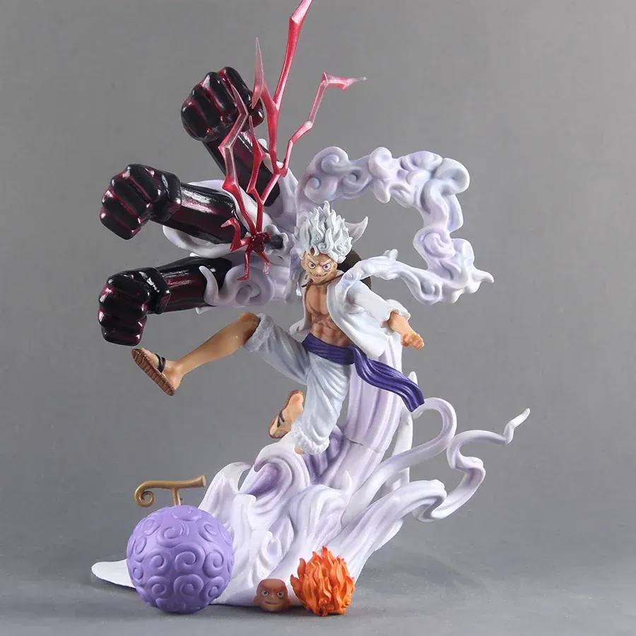 One Piece Luffy Gear 5 statue figure