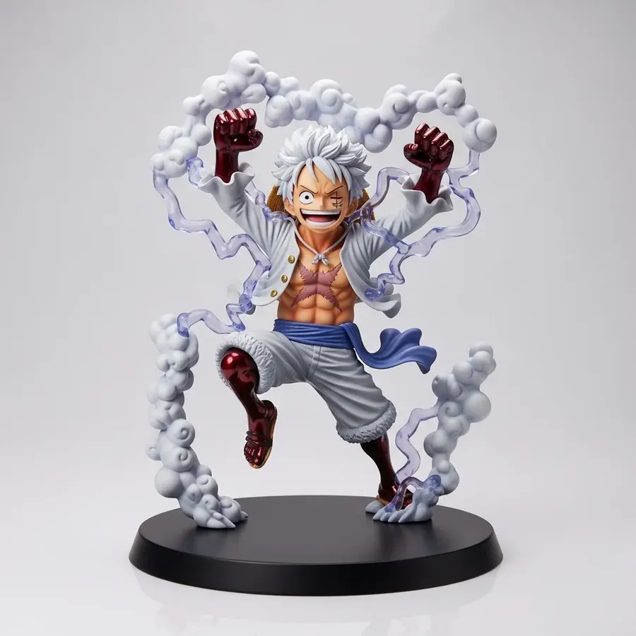 One Piece Luffy Gear 5 statue figure image 2