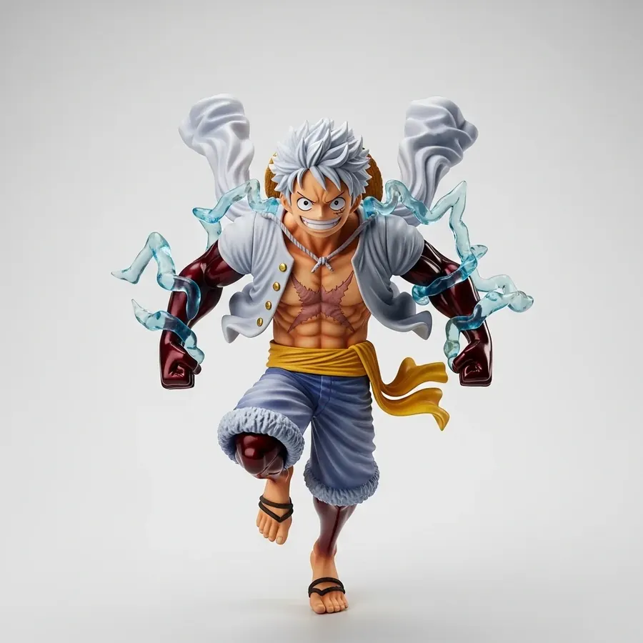 One Piece Luffy Gear 5 statue figure image 3